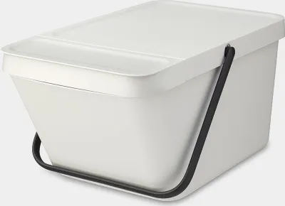 Obrázok produktu pre Stohovateľný odpadkový kôš Sort & Go, svetlosivý