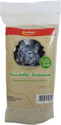 Produktbild von zookauf Nager Premium Badesand für Chinchilla und andere Nager 500 g