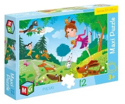 Obrázek produktu pro Maxi puzzle 12 pejsků – Multigra