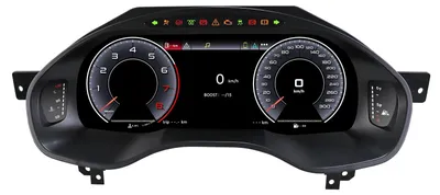 Obrázek produktu pro CarPlay, digitální přístrojová deska, 12,3palcový HD displej, kompatibilní s modely Audi A6 a A7 z let 2013–2018, přístrojová deska