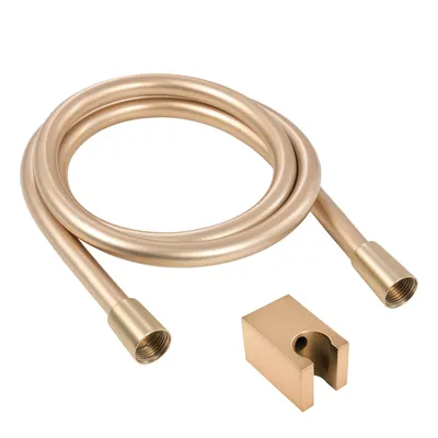 Produktbild von SCHÖNER WOHNEN-Kollektion Brauseschlauch TESKO, Mattgold, Duschschlauch 1,75m, Schlauch knickfest für Duschkopf