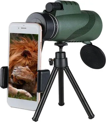 Immagine prodotto di Binocolo monoculare compatto impermeabile 10x42 HD con prismi BAK4 e lenti FMC per adulti