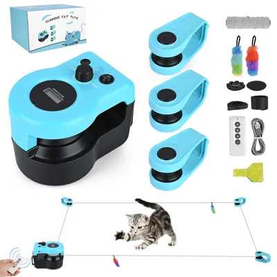Interaktives Katzenspielzeug, elektrisch, mit Fernbedienung, automatisch