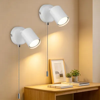 Obrázek produktu pro Nástěnná lampa GU10, vnitřní použití, otočná, s vypínačem