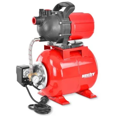 Produktbild von Hauswasserwerk HECHT 3800 | 800 W | 3200 l/h | 40 m Förderhöhe | 19 l Druckbehälter | 8 m Saughöhe | IPX4