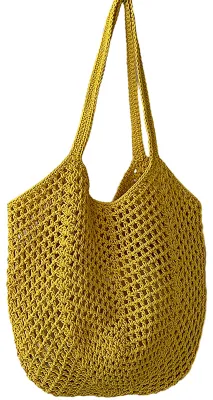 Produktbild von Gewebte, hohle Strohtasche mit großem Fassungsvermögen – stilvolle Umhängetasche für Reisen, Strand und Shopping