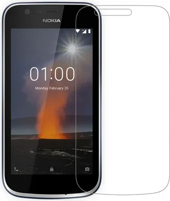 Produktbild von Nokia 1 Displayschutzfolie 9H Verbundglas Panzer Schutz Glas Tempered Glas