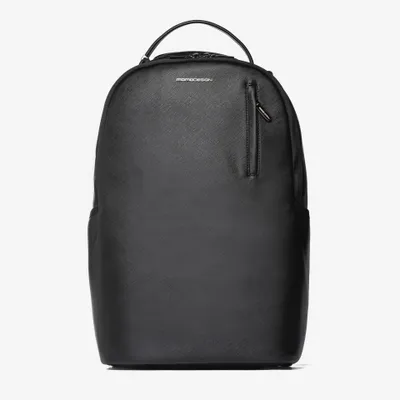 Produktbild von Momo Design Rucksack Schwarz Polyurethan mit Reißverschluss 46x29x15 cm Black UNICA MO-65SF-BLACK