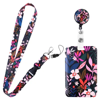 Produktbild von Vinabo Kartenhalter Auswelter mit Lanyard, Einziehbarer Auswelter und Sc
