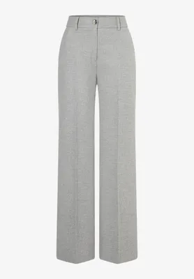 Produktbild von More & More Flanell Wide Leg Pants, silvergrey melange 0717 0717 44