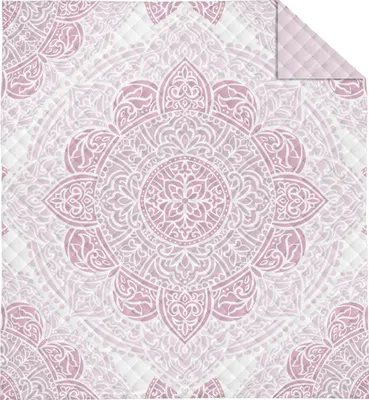 Immagine prodotto di Detexpol Copriletto decorativo 220x240 rosa rosa polvere bianco K_67 112 Copriletto