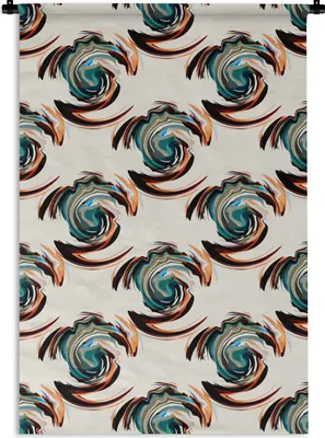 Produktbild von MuchoWow® Wandteppich Wandbehang Muster - Abstrakt - Farbe 120x180 cm Tapisserie Dekoration Wandtuch - Schlafzimmer - Dekorationen für das Haus