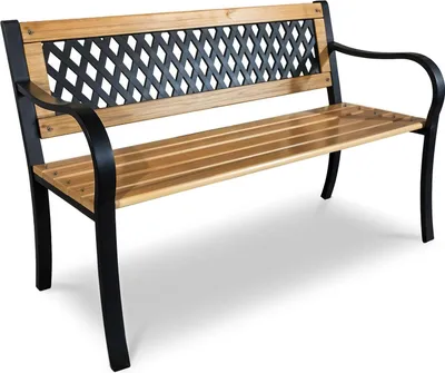 Immagine prodotto di Sofotel 4206: Panchina da giardino con schienale, marca Elion, dimensioni 125 x 77 x 49 cm, colore marrone