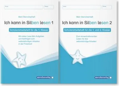 Immagine prodotto di Ich kann in Silben lesen 1 und 2 - Schülerarbeitshefte für die 1. und 2. Klasse