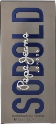Obrázek produktu pro Pepe Jeans So Bold, Pánské, 100 ml, Tekutý parfém, Bergamot, Mandarinka, Šalvěj muškátová, Levandule, Fialka (list), Kůže, Tabákový, Tonkové boby, Vetiver