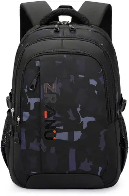 Obrázek produktu pro Voděodolný školní batoh, černý, pro notebook 15,6 palců