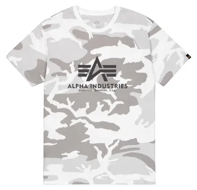 Produktbild von Alpha Industries Basic T-Shirt Camo für Herren White Camo