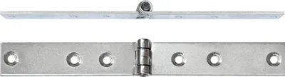 Produktbild von Scharniere Möbelscharniere Kistenbänder Möbelband Silber Verzinkt Tischband Scharniertischband - Grösse: 20 x 200 Flach - Menge: 2