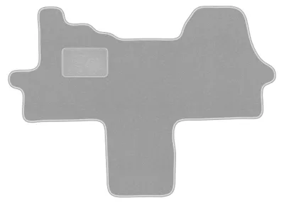 Image de Tapis de sol en moquette pour Fiat Ducato IV 2014 - (utilitaire) – jeu 4 pièces, gris, sur mesure – Wielganizator OSLO – version W0742