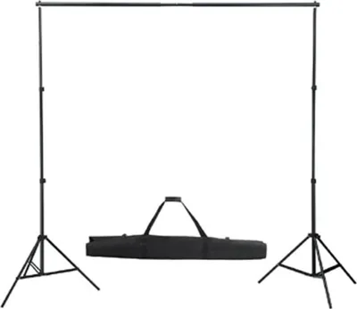 Produktbild von vidaXL Systém fotografického pozadí 300 x 300 cm Bílá