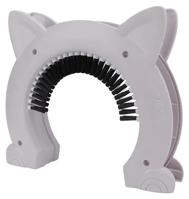 Productafbeelding van Kattenluik voor Binnen, Roestvrij Staal, Verzorgingsluik, 8,9 X 10,4 X 2,2 Inch