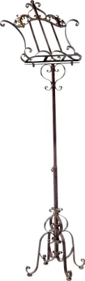 Produktbild von Notenständer Eisen Aufsteller Notenpult Barockstil bis 170cm Menükartenhalter