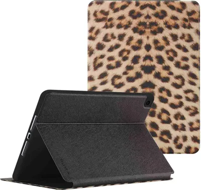 Productafbeelding van Selencia Vivid tablethoes voor de Apple iPad 9 (2021) 10.2 inch / iPad 8 (2020) 10.2 inch / iPad 7 (2019) 10.2 inch - Wild Leo
