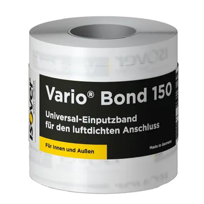 Produktbild von Isover VarioBond Luftdichtes überputzbares  Anschlussband für Dampfbremsen 150 mm x 25 m