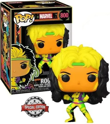 Immagine prodotto di Funko Marvel POP! Marvel Vinyl Figur Rogue Blacklight Limited 9 cm FK55164