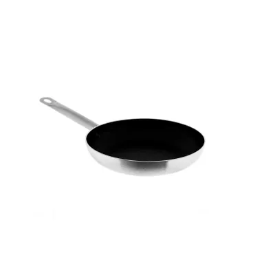 Produktbild von Edelstahl-Bratpfanne mit Antihaftbeschichtung - Induktionsgeeignet ø28 cm