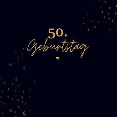 Produktbild von 50. Geburtstag- Gästebuch Blanko