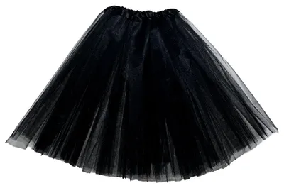 Produktbild von Schwarzes Ballerina Tutu als Halloween Kostüm Zubehör für Kinder