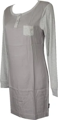 Produktbild von EMPORIO ARMANI Langarm Nachthemd mit Henley-Ausschnitt Artikel 163467 4A250, ITA S - CN 160 / 88, Viscosa 100%