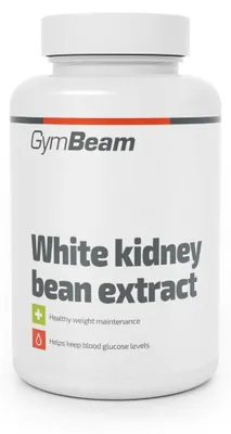 Produktbild von GymBeam - Weiße Kidneybohnen Extrakt, 90 Kapseln