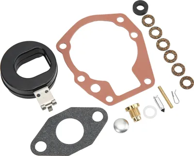 Image de kit de réparation carburateur 16 pièces 398532 Kit de réparation carburateur avec flotteur de rechange pour Johnson Evinrude 2-4 CV