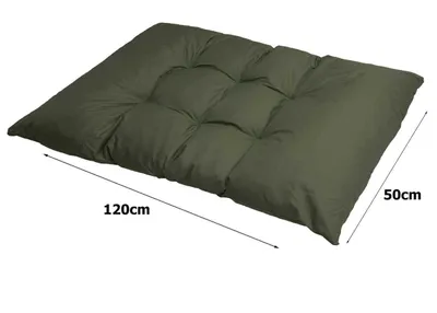 Zdjęcie produktu dla Poduszka na paletę zielona | siedzisko 120x50cm | poduszka na europaletę | Poduszka ogrodowa | poduszka na palety | poduszka na ławkę