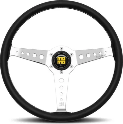 Immagine prodotto di Volante sportivo Momo VCALIFOR36BKR 24X28mm 360mm in pelle