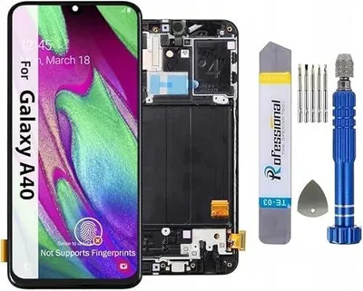 Zdjęcie produktu dla Wyświetlacz LCD do samsung galaxy A40 A405 ekran dotykowy zamiennik narzędz