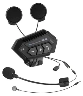 Zdjęcie produktu dla Zestaw słuchawkowy do kasku motocyklowego BT12B 5.0 bluetooth 150