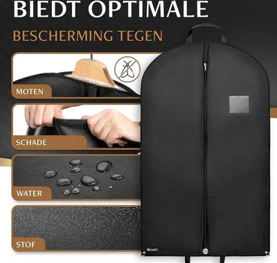 Produktbild von Famanu Kleiderhülle 152 x 60 cm - Hochwertiger Schutz für Kleidung