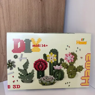 Image de Hama Perles à repasser fleurs et cactus