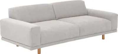 Produktbild von Max Winzer Sofa 2,5-Sitzer Penelope - Flachgewebe silber - Maße: 202 x 92 x 70 cm