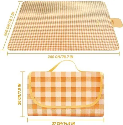 Produktbild von Famanu Campingdecke Faltbare Stranddecke - 200 x 37 x 0,03 cm