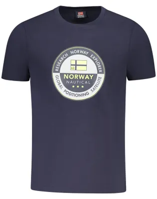 Immagine prodotto di Norwegen 1963 Herren Kurzarm T-Shirt Blau