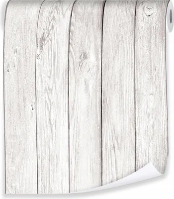 Produktbild von Vliestapete Rolle Holz Holzoptik Grau Bretter Vlies Tapete - 10m x 50cm inkl. Kleister - Wohnzimmer Schlafzimmer Flur XXL Wandtapete Motivtapeten Rollentapete