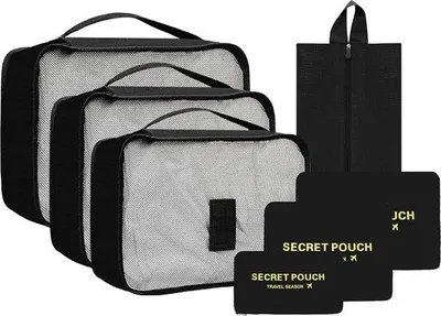 Produktbild von Famanu Packing Cubes Set Koffer Organizer - 7-in-1