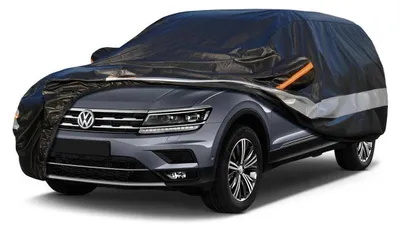 Immagine prodotto di Copertura per auto, 10 strati, impermeabile e traspirante, per VW Tiguan (2008-2017), colore nero