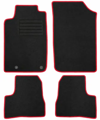 Produktbild von Fußmatten-Set für Peugeot 206 inkl. SW, 10/1998-03/2009, 4-teilig, Schwarz