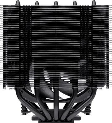 Produktbild von Noctua chromax.black NH-D12L - Prozessor-Luftkühler - (für: LGA1200, LGA1700, LGA1851, AM4, AM5, LGA1150, LGA1151, LGA1155, LGA1156)