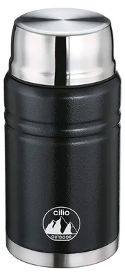 Produktbild von Cilio Food Container Monte Edelstahl | 750ml - schwarz : 750ml - schwarz Ausführung: 750ml - schwarz